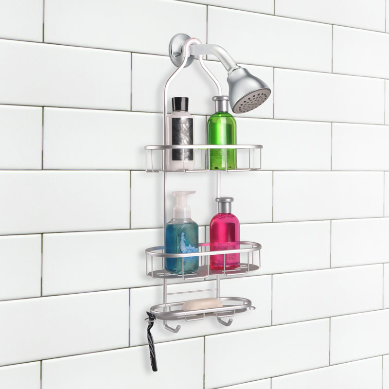 Rebrilliant Bennington 3 Shelf Rustproof Shower Caddy & Reviews Wayfair